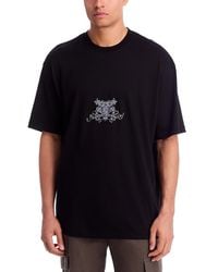 HUGO - Duarms Oversized Graphic Tee - Lyst