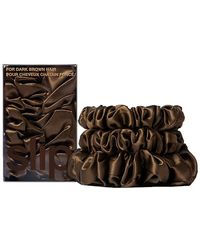 Slip - Pure Silk Back To Basics Midi/Large Scrunchies, Set Of 3 - Lyst
