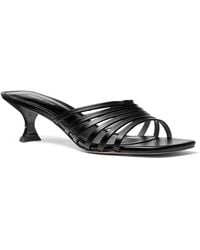 Michael Kors - Haisley Kitten Heel Sandals - Lyst