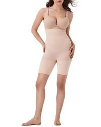 Spanx - Everyday Seamless Shaping High Waist Shorts - Lyst