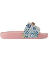 Kurt Geiger - Meena Eagle Slide Sandals - Lyst