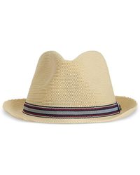 Barbour - Linford Trilby Summer Hat - Lyst