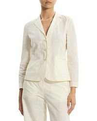 Theory - Button Front Blazer - Lyst