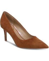 Sam Edelman - Vienna Pointed Toe Mid Heel Pumps - Lyst
