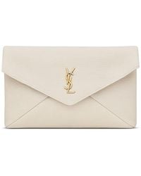 Saint Laurent - Cassandre Large Envelope Pouch - Lyst