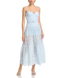 Generation Love - Zuria Cotton Eyelet Maxi Dress - Lyst