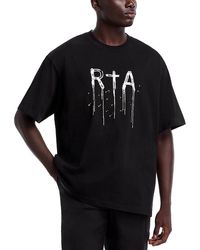 RTA - Crewneck Logo Graphic Tee - Lyst