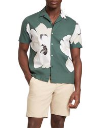 Ted Baker - Hebbden Floral Graphic Regular Fit Shirt - Lyst