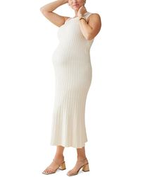Ingrid & Isabel - Knit Maternity Maxi Dress - Lyst