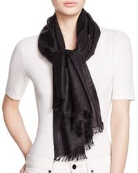 V. Fraas - Fraas Solid Metallic Scarf - Lyst