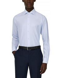 BOGGI - Slim Fit Dobby Windsor Shirt - Lyst