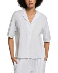 Hanro - Sleep & Lounge Woven Button Front Shirt - Lyst