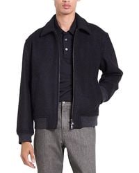 Theory - Melton Wool Bomber Jacket - Lyst