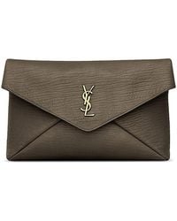 Saint Laurent - Cassandre Large Envelope Pouch - Lyst