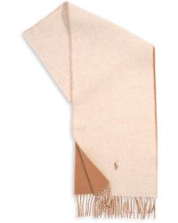 Polo Ralph Lauren - Wool Cashmere Blend Double Sided Scarf - Lyst