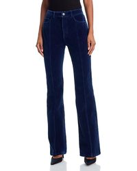 Cinq À Sept - Shailen High Rise Velvet Denim Jeans - Lyst