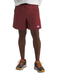 The North Face - Class V Pathfinder Relaxed Fit Belted 7 Shorts - Lyst