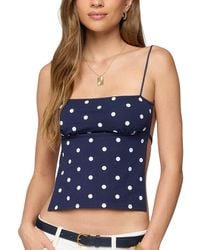 Edikted - Jinx Polka Dot Open-Back Top - Lyst