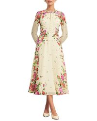 ♦HOBBS LONDON♦キャバーシャム シルク 花柄 ドレス Caversham Silk Floral Dress | Hobbs US |