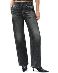 Rag & Bone - Miramar Fleece Pull On Wide Leg Sweatpant Jeans - Lyst