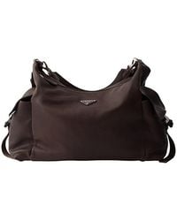 Prada - Explore Leather Shoulder Bag - Lyst