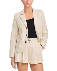 FRAME - The Striped Smart Blazer - Lyst