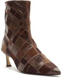 Alexandre Birman - Annelise 50 Patchwork Calf Hair & Suede Ankle Boots - Lyst