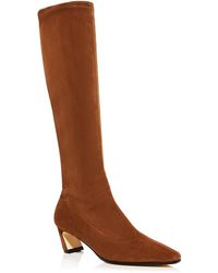 Stuart Weitzman - Stassi Stretch Suede Knee-High Boots - Lyst