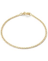 Ana Luisa - Solid Flat Mariner Chain Bracelet - Lyst