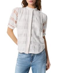 Rag & Bone - Jordan Short Sleeve Plaid Top - Lyst
