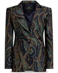 Etro - Fitted Brocade Blazer - Lyst