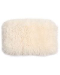Surell - Rex Rabbit Faux Fur Knit Headband - Lyst