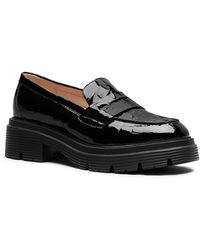 Stuart Weitzman - Hudson Lite Patent Leather Loafers - Lyst