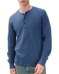 Rag & Bone - Classic Flame Henley Tee - Lyst