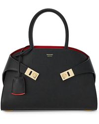 Ferragamo - Medium Hug Handbag - Lyst