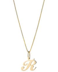 Ana Luisa - Solid Script Letter Necklace - Lyst