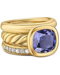 David Yurman - Dy Mercer Three Row Stone Ring - Lyst