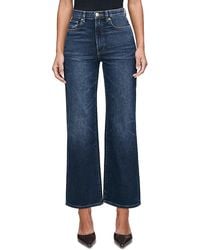 DL1961 - Karmine Sculptsystem High Rise Ankle Refined Wide Leg Jeans - Lyst