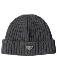 Prada - Wool Beanie - Lyst