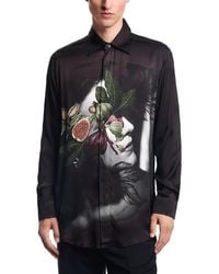 Emporio Armani - Fig & Lady Button Front Shirt - Lyst