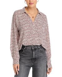 NYDJ - Becky Dot Print Blouse - Lyst