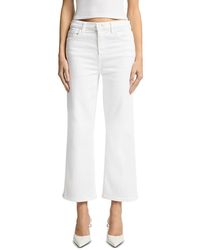 7 For All Mankind - Cropped Alexa High Rise Jeans - Lyst