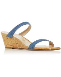 stuart weitzman aleena embellished leather slides