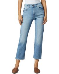 DL1961 Patti High Rise Straight Leg Jeans In Reef - Blue
