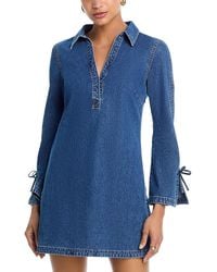 Cinq À Sept - Aster Denim Mini Dress - Lyst