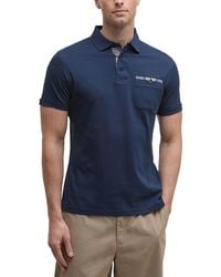 Barbour - Premium Short Sleeve Corpatch Polo Shirt - Lyst