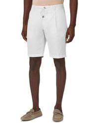 BOGGI - Cotton Stretch Drawstring Bermuda Shorts - Lyst
