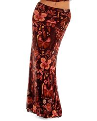 Agua Bendita - Brace Ambar Mesh Maxi Skirt - Lyst