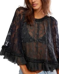 Free People - Carly Cape Top - Lyst