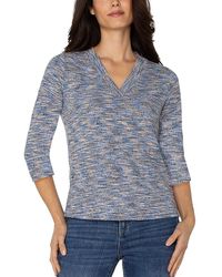 Liverpool Los Angeles - V Neck Tee - Lyst